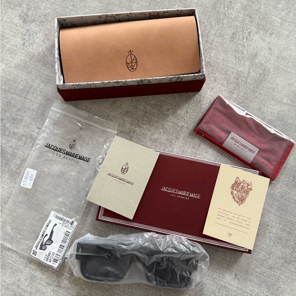 Jacques Marie Mage Black Sunglasses - Picture 4 of 9